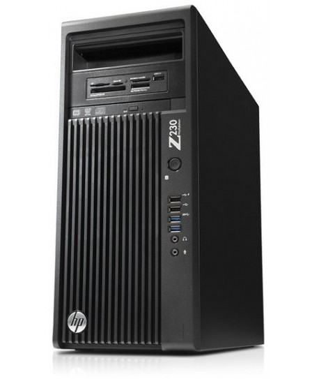 HP Z230 CMT Intel Xeon E3-1280v3 QC 3.50Ghz, 16GB, 256GB SSD, 2TB SATA, DVD,Quadro K2000 2GB, Win 10 Pro